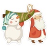 Happy Christmas Spirit Stickers