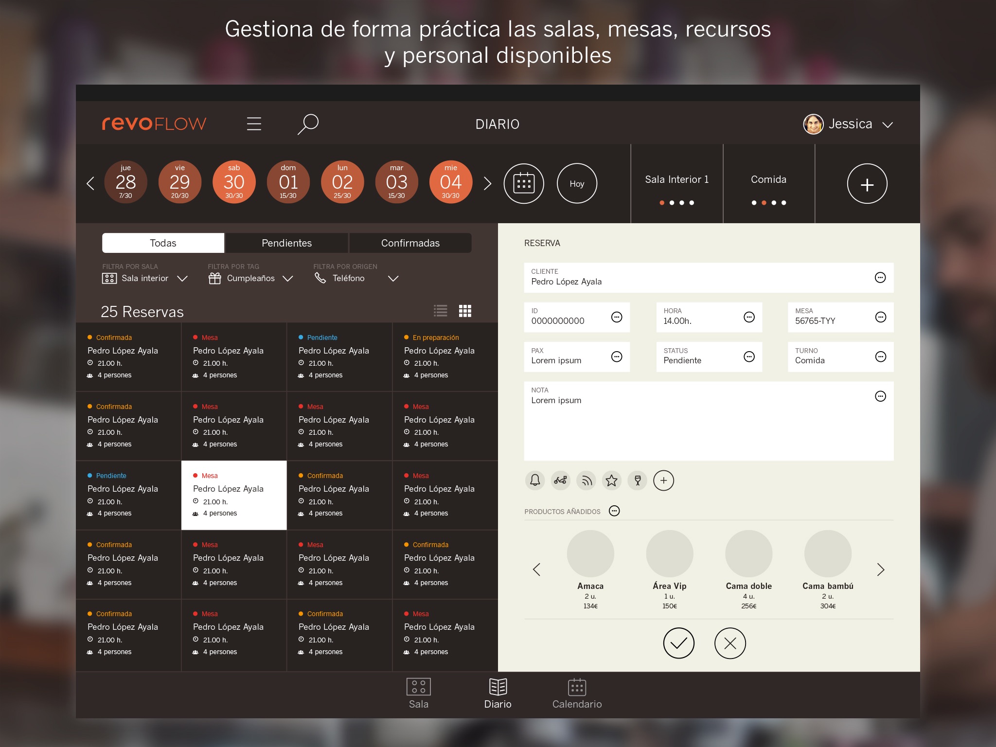 Revo FLOW: Gestión de reservas screenshot 2