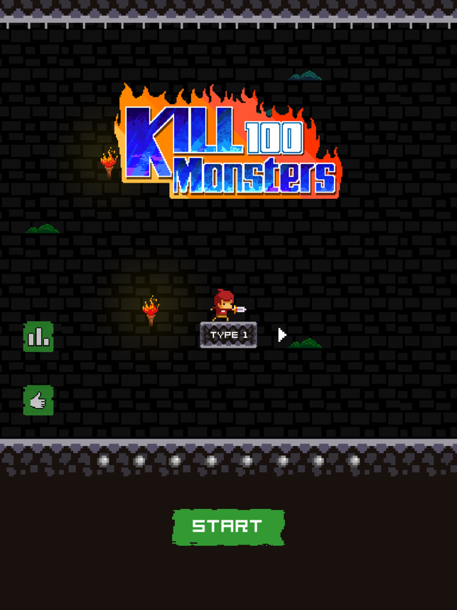 ‎kill 100 monsters Screenshot