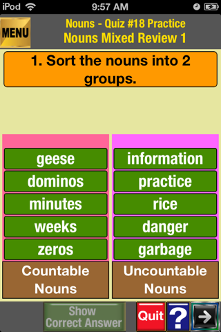 easyLearn Nouns  in English Grammar screenshot 2