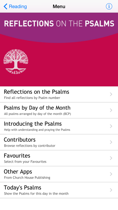 How to cancel & delete Reflections on the Psalms: Bible notes from CofE from iphone & ipad 2