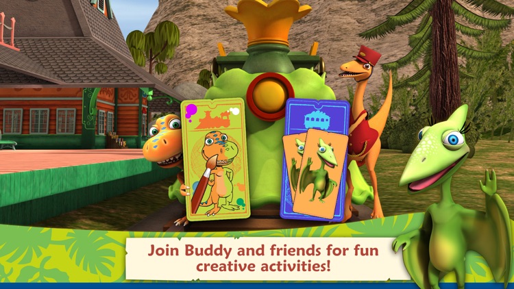 Dinosaur Train: Paint and Match screenshot-0
