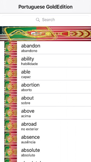 Portuguese Dictionary GoldEdition(圖1)-速報App