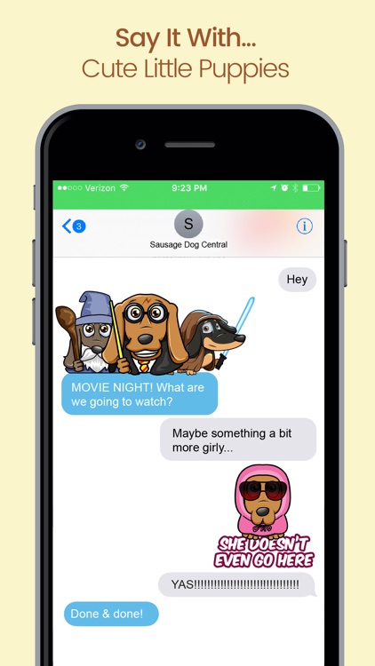 SausageMOJI - Dachshund themed emojis!