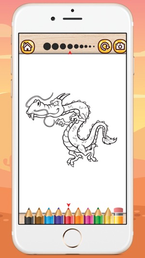 Game For Kids  Dragon Coloring Book(圖4)-速報App