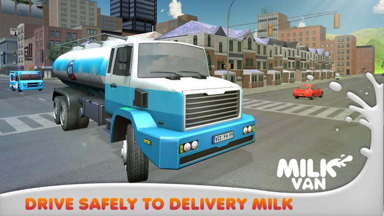 Milk Delivery Van – Trailer Truck Driver screenshot-4