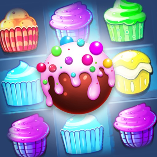 Crazy CupCake! - Yummy Delicious Match 3 Game iOS App