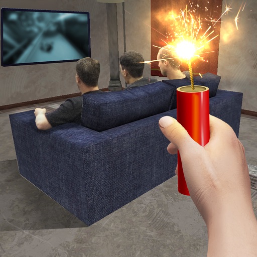 VR Bang Petard 3D New Year Icon