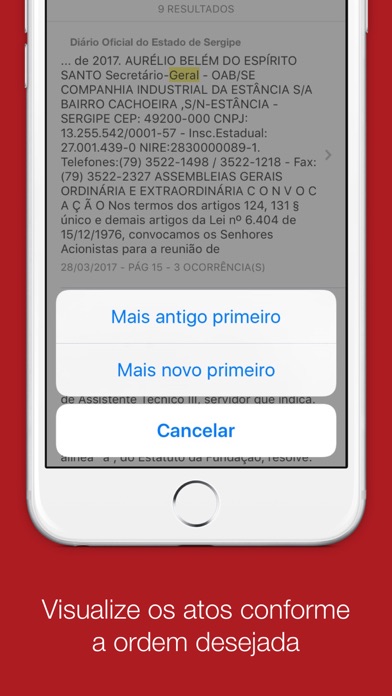 How to cancel & delete SEGRASE - Imprensa Oficial de Sergipe from iphone & ipad 3