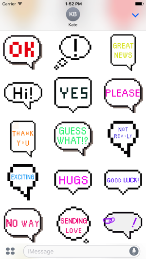 Animated Pixel Messages Stickers(圖3)-速報App