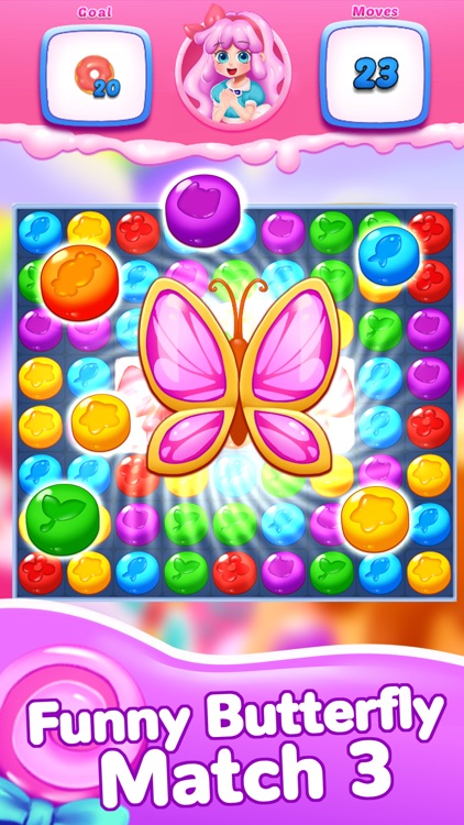 Candy Sweet Legends Match 3 screenshot-0