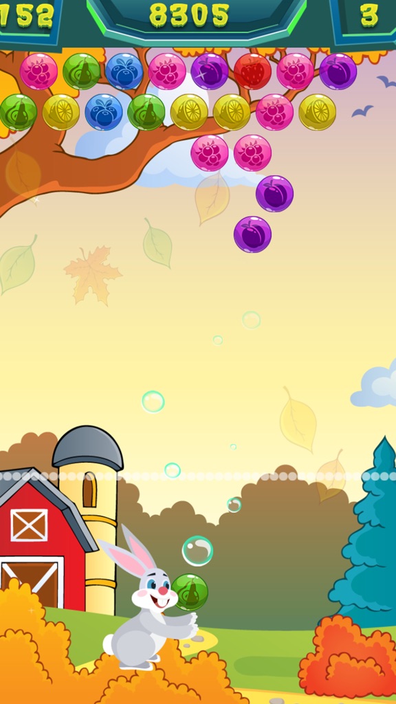 【图】Bubble Shooter Bunny Shoot Adventures Game(截图1)