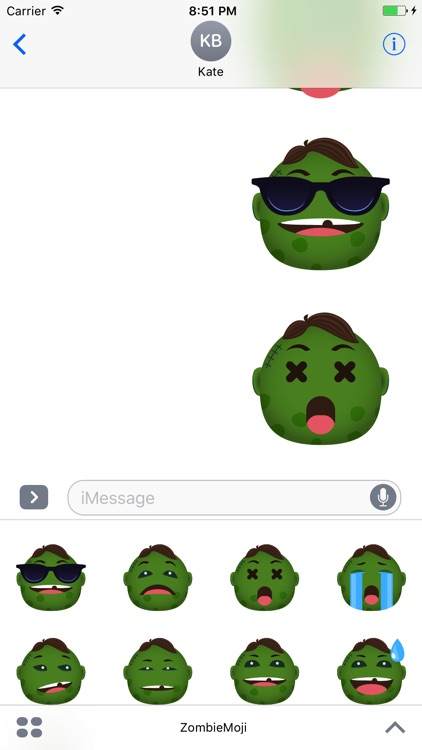 ZombieMoji - Stickers of the Dead