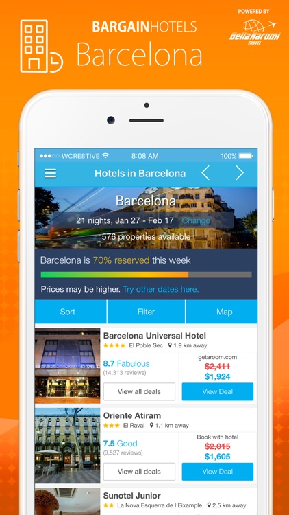 Bargain Hotels in Barcelona screenshot-3