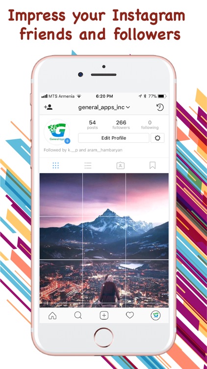 Grids for Instagram profile