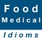 This app contains commonly used English idioms about food and medical