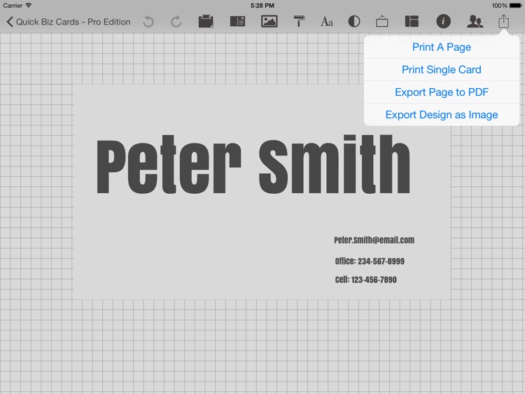 Quick Biz Cards - Business Card Designer screenshot-3