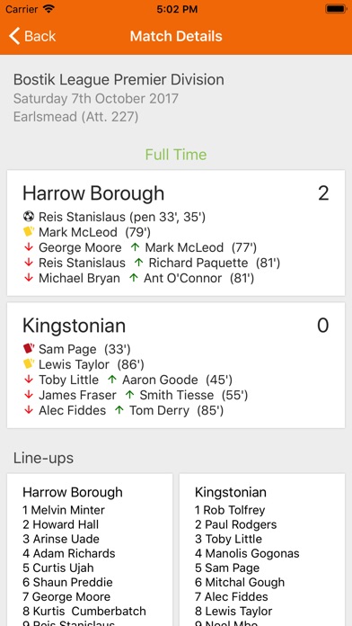 Non League Football Scores screenshot 3