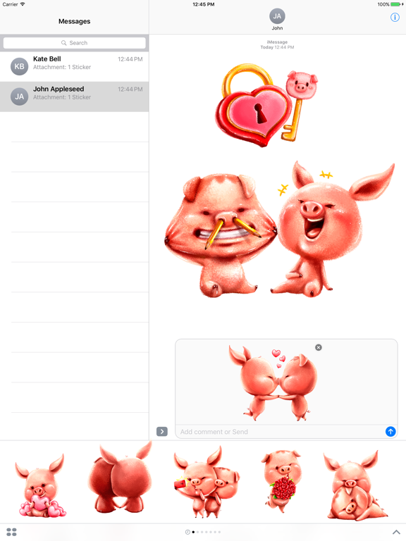 Hogs & Kisses Valentine´s Pigs screenshot 2