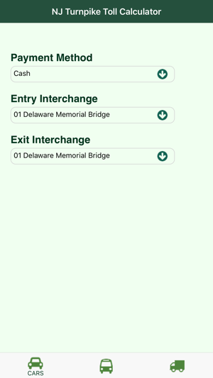 Nj Turnpike Toll Calculator On The App Store