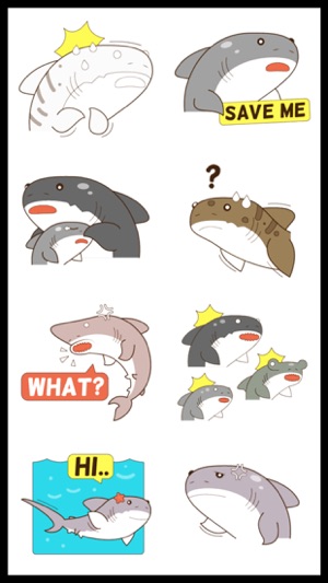 Shark Friends Stickers(圖3)-速報App