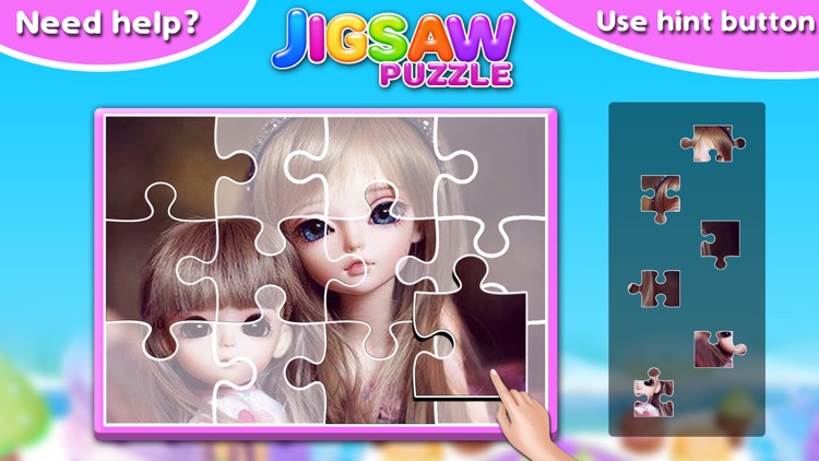 Little Doll Jigsaw Puzzle - Game For Girls Free screenshot-3