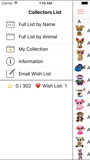 Collectors List - Boo's List(圖1)-速報App