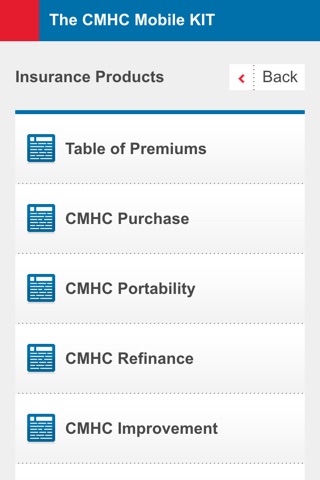 The CMHC Mobile KIT screenshot 3