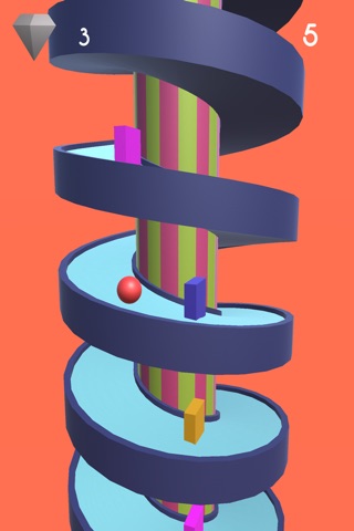 Spiral Fall Down-Rolling Challenge screenshot 4