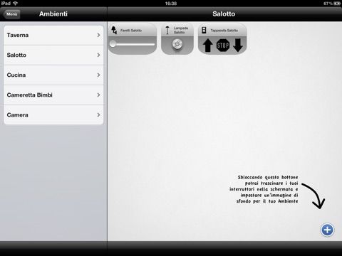 La casa al tuo comando: ISI-Home per iPad screenshot 4