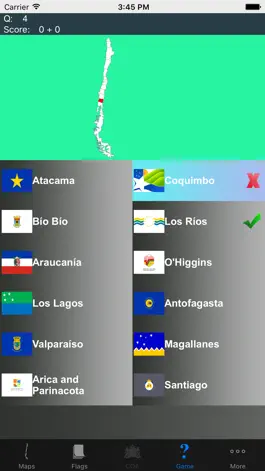 Game screenshot Chile Region Maps, Flags & Capitals hack