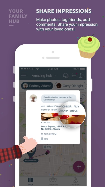 Family In Safe: location tracking, chat and tasks