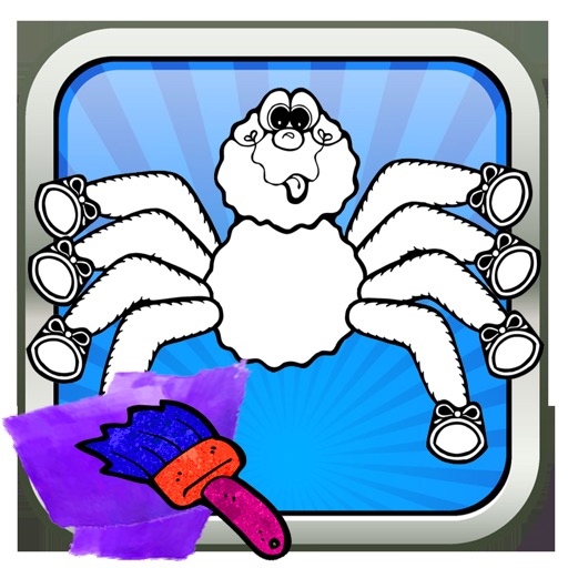 Spiders Drawing Game For Kids Icon