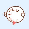 Lazy Spoiled Molang Rabbit - Animated Gif Stickers