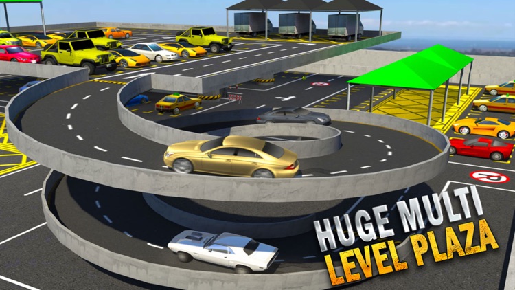 Multi Level Car Parking Spot: Driving School Game