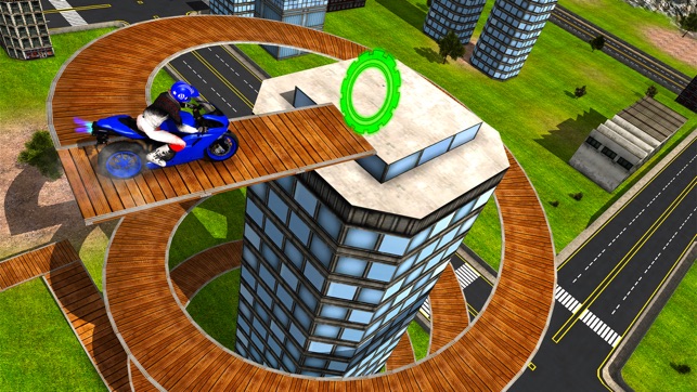 Rooftop Motorbike Rider - Furious Stunts Driving(圖4)-速報App