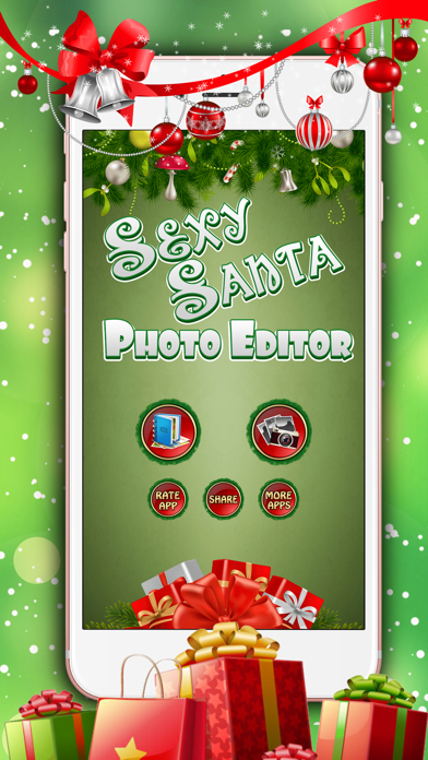 How to cancel & delete Sexy Santa Photo Editor - Mr & Mrs Claus Costumes from iphone & ipad 1