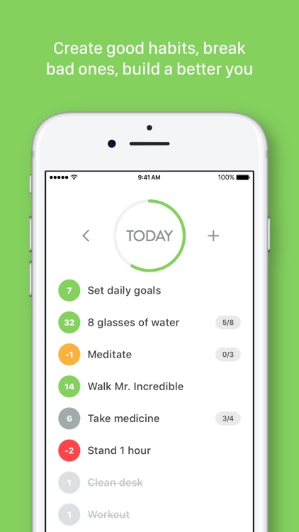 Habit List - routines, goals & habit tracker