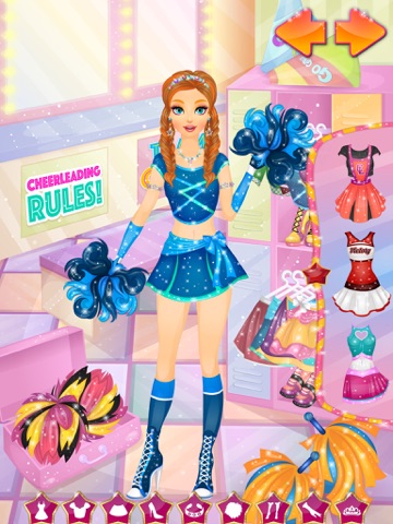 Cheerleader Makeover - Makeup & Dressup Girl Games screenshot 4