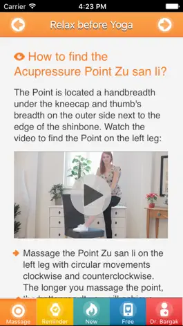 Game screenshot Effective Yoga: Acupressure Points Massage Class apk