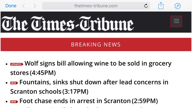 The Scranton Times-Tribune for iPad
