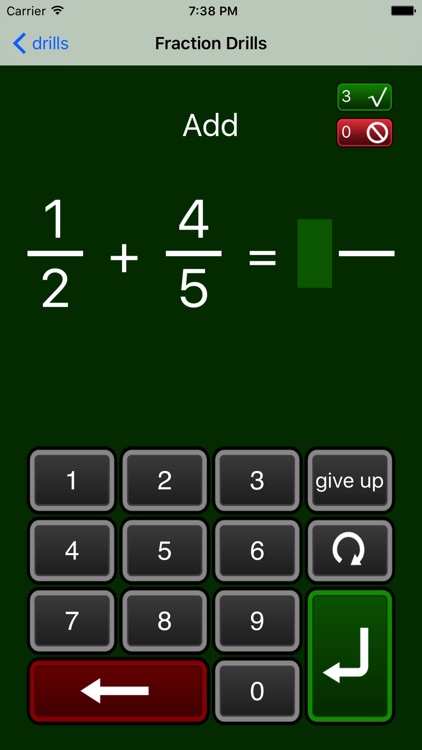 Fraction Drills