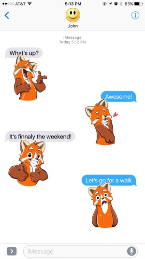 Funny Orange Badger Stickers(圖3)-速報App