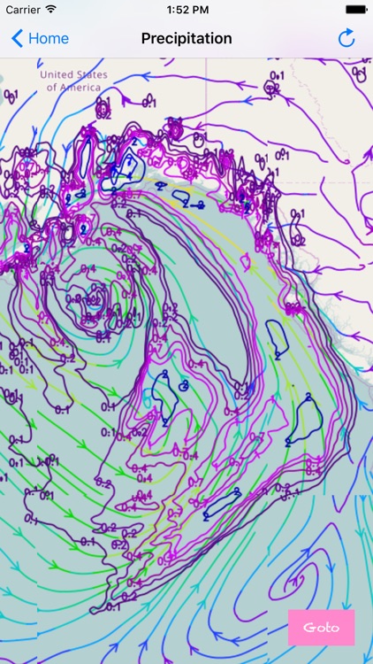 Weather Map with wind,wave height and air pressure screenshot-3