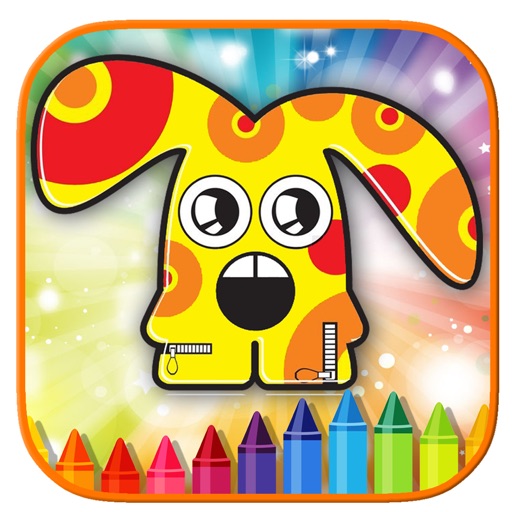 Hero Monster Coloring Page Game Kids Toddler icon