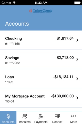 Tulare County Federal Credit Union screenshot 3