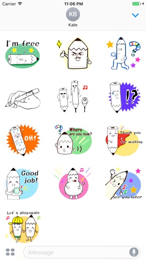 Arthur The Friendly Pencil Boy Stickers(圖3)-速報App