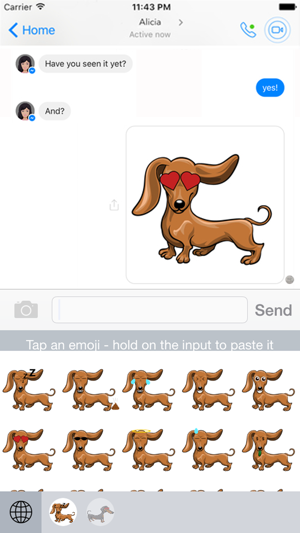 Doxiemoji - Dachshund Emoji & Stickers