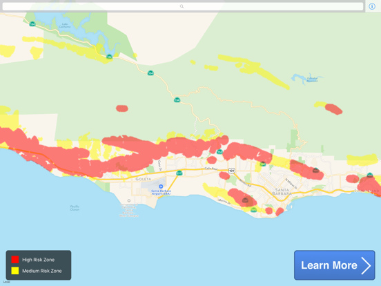 Radon Map of Santa Barbara | App Price Drops