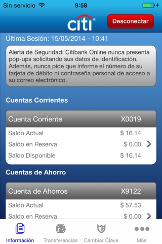 CitiMobile SV screenshot 3